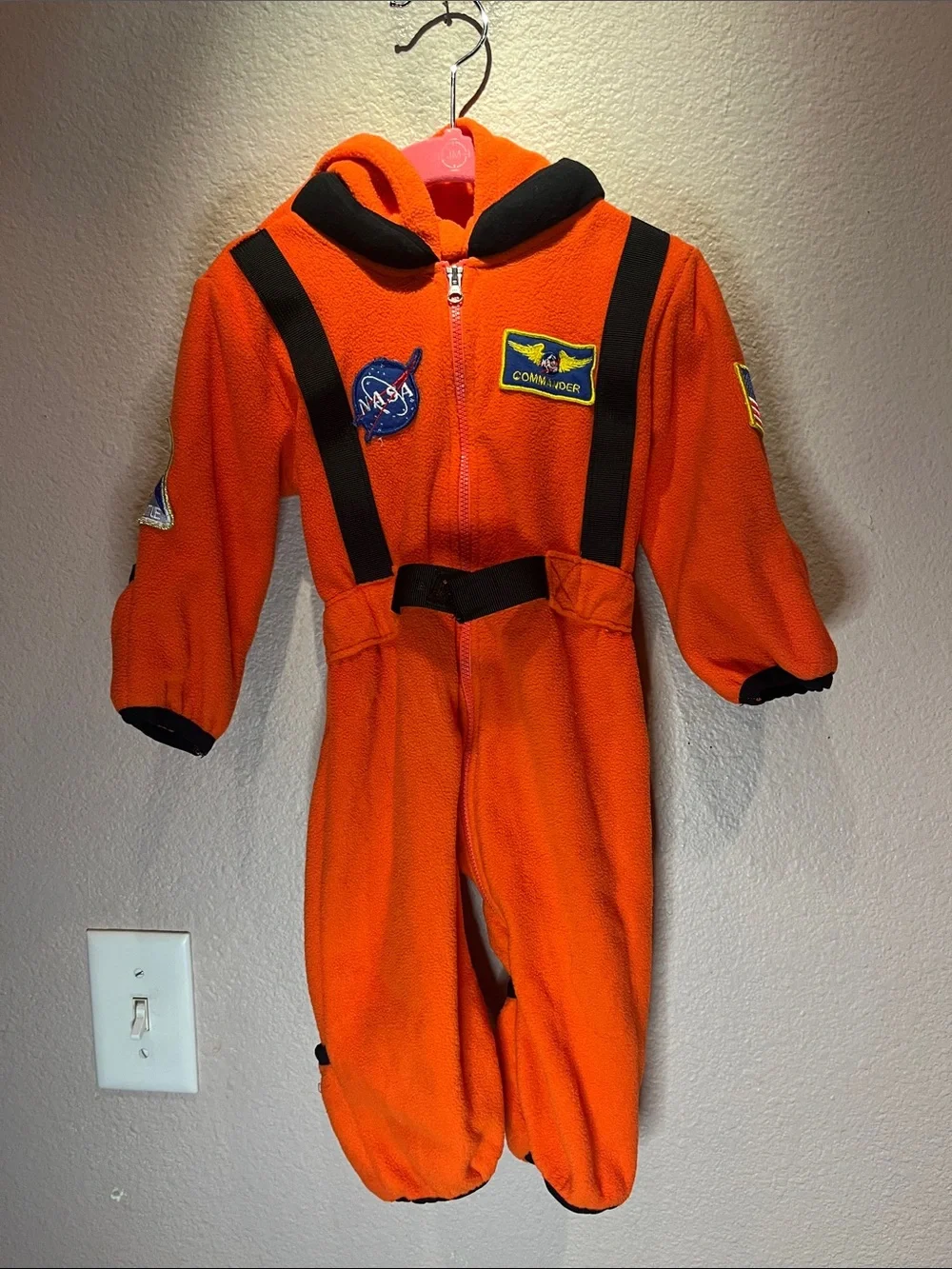 Cuddle Club Astronaut NASA Romper Costume Outfit Size 6-12 Months